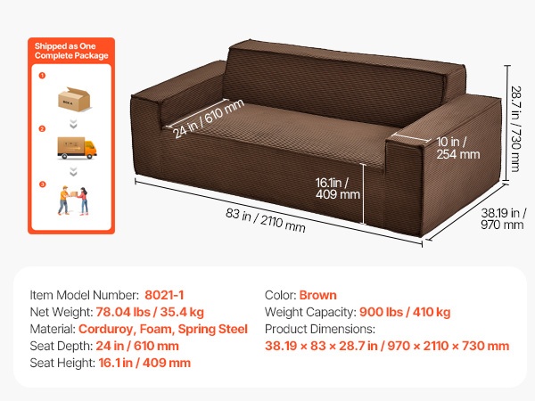 Sohvan yksityiskohdat ja viimeistely