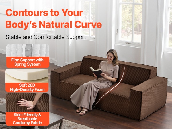 Corduroy-kankaan ja pehmusteen lähikuva