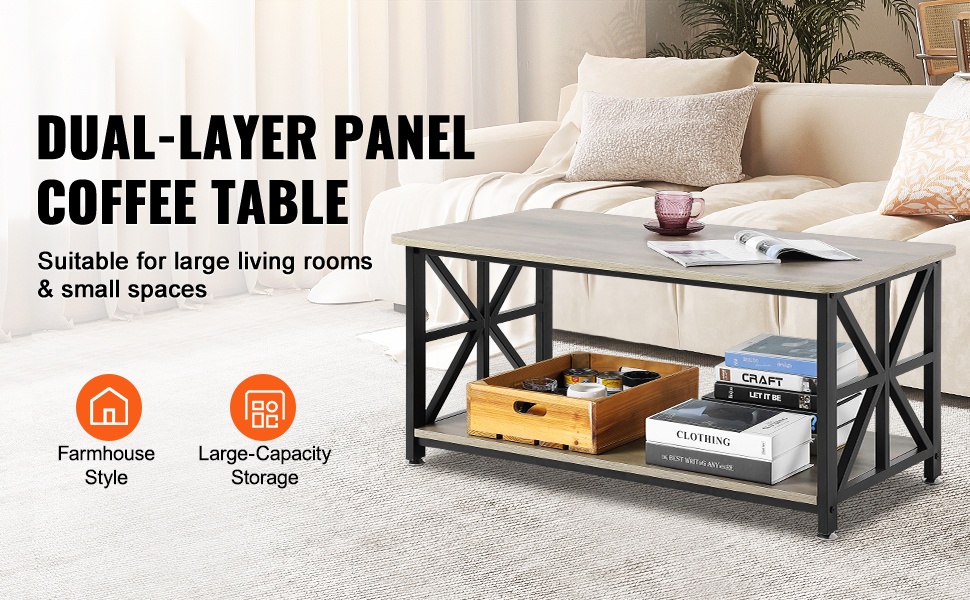 Maalaishenkinen sohvapöytä, saranoitu kansi