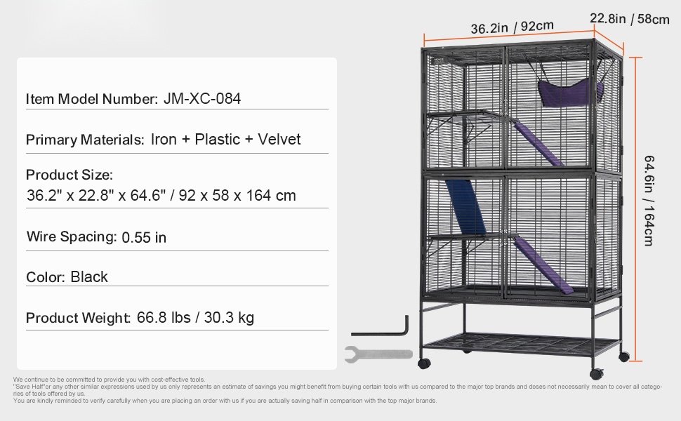 Pieneläinhäkki pyörillä