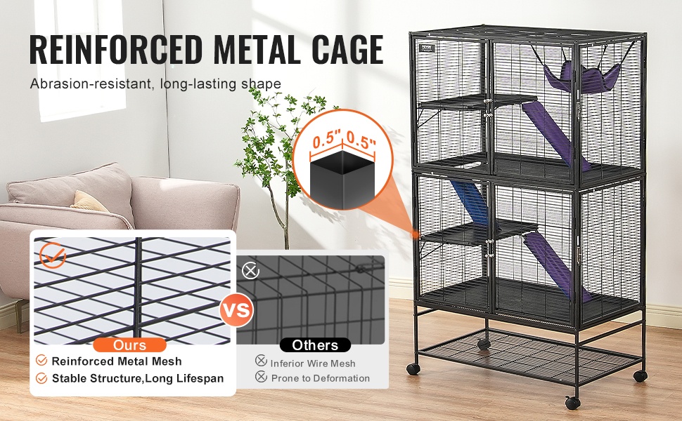 Metallinen pieneläinhäkki