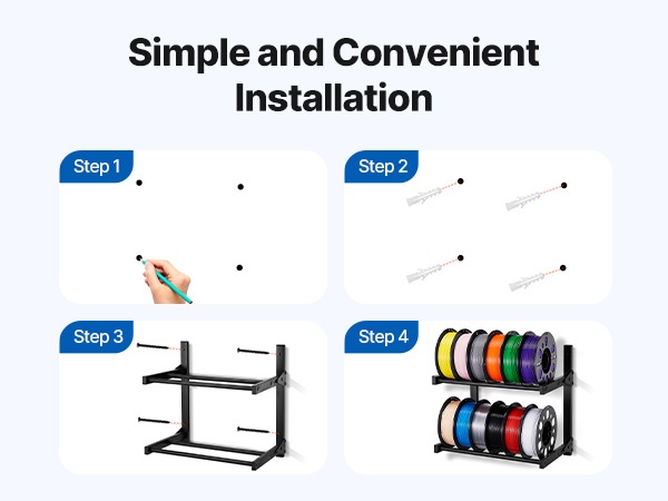 Helposti koottava hylly mobiilinäkymä