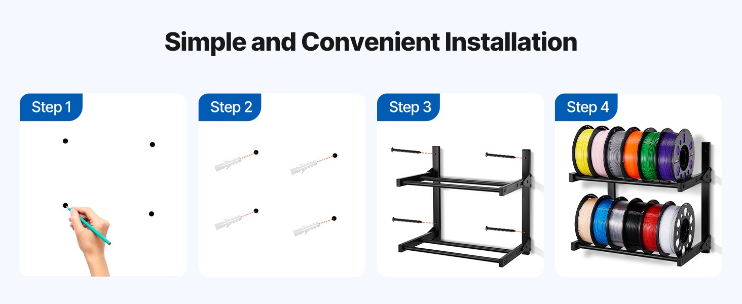 Helposti koottava hylly