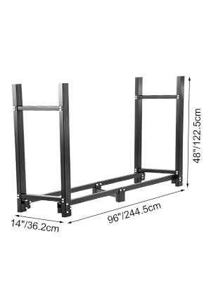 Polttopuutelineen mitat