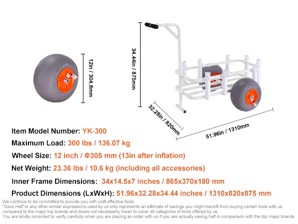 Kalastuskärry edestä