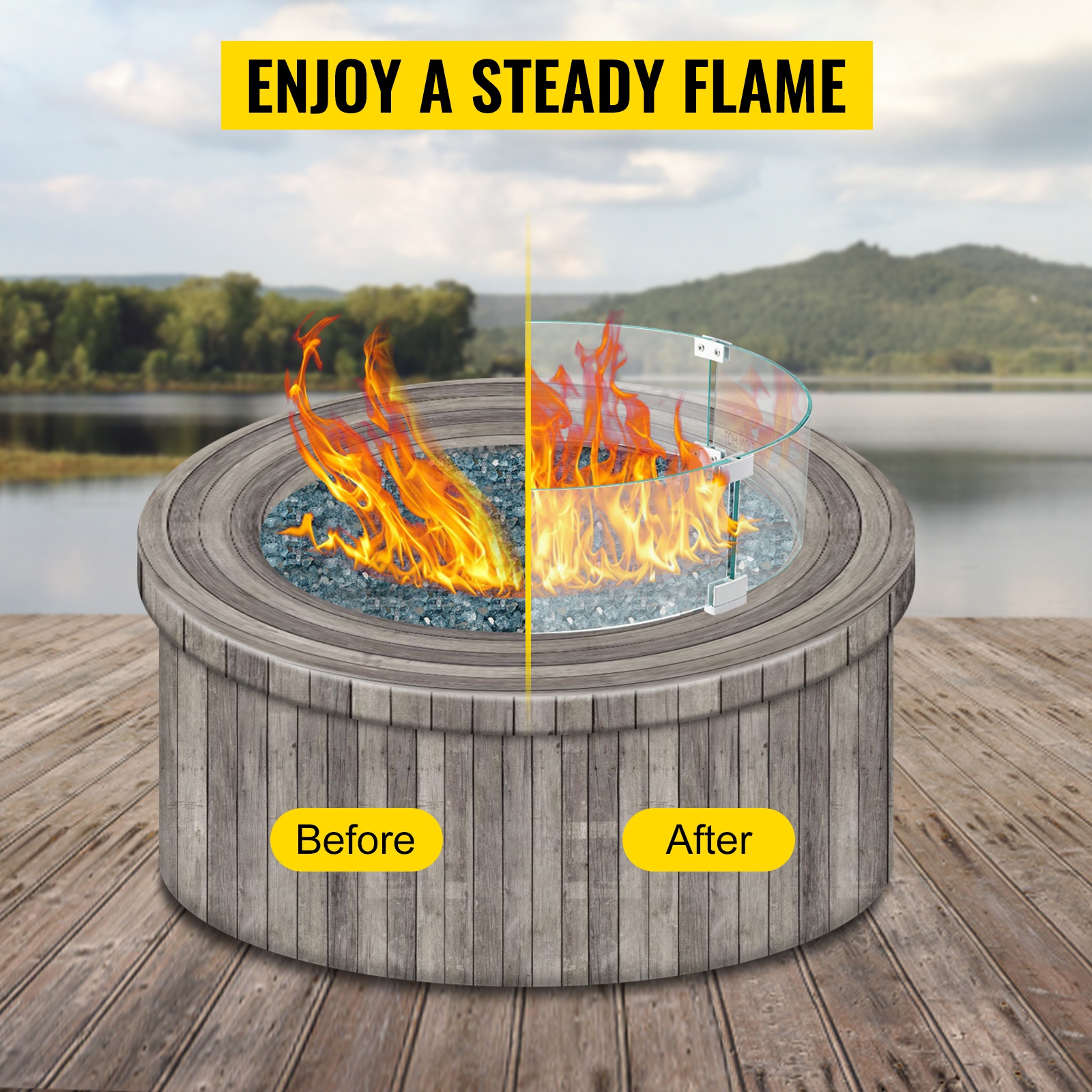 Vakaat jalat tuulisuojassa