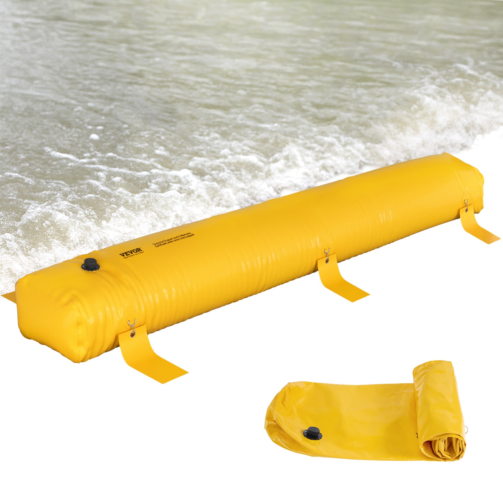 Tulvasuoja täytettävällä rakenteella