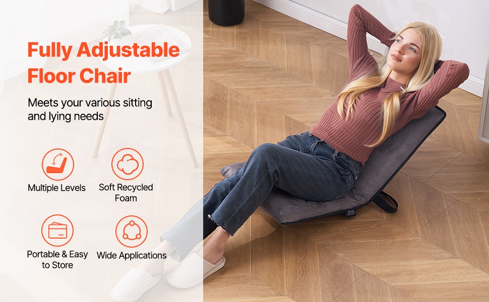 Lattiatason tuoli, harmaa