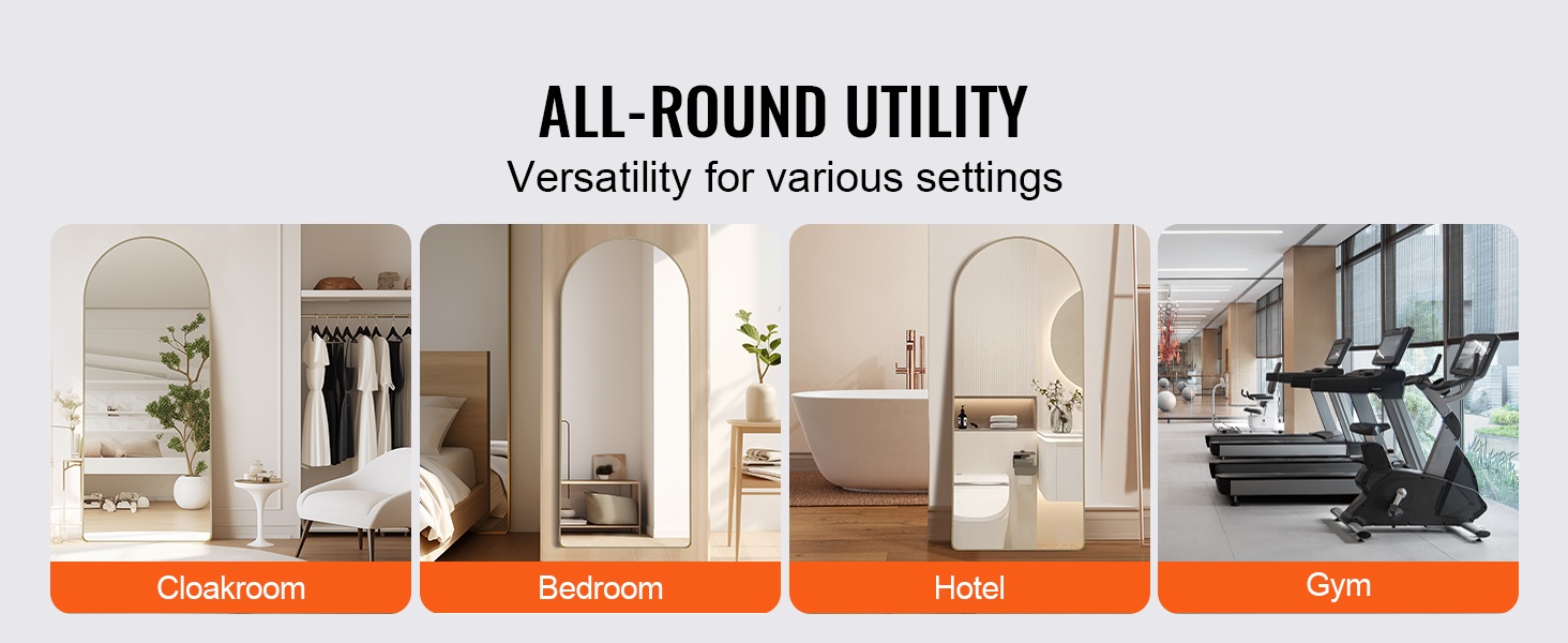 Kaareva peili sisustuksessa