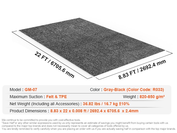 Autotallin suojattu lattia