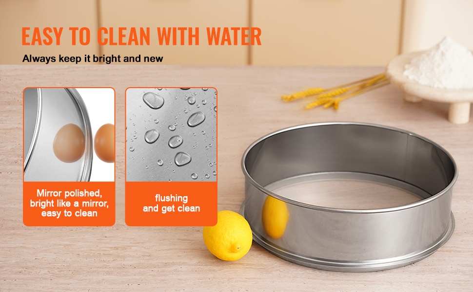 Helposti puhdistettava ruostumaton terässiivilä