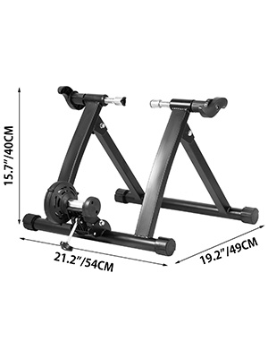 Pyörätrainerin mitat ja tiedot