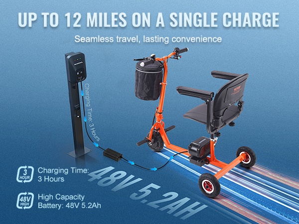 Taitettava liikkumisskootteri kuljetusta varten