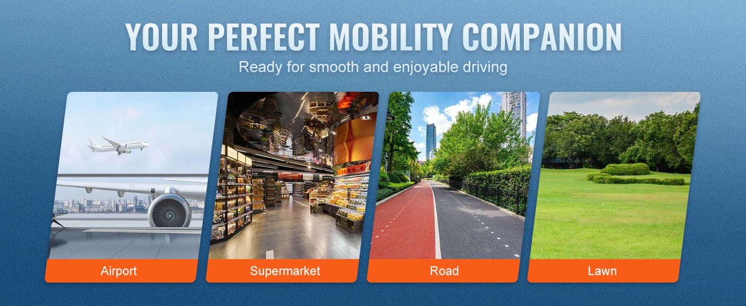 Liikkumisskootteri erilaisissa ympäristöissä