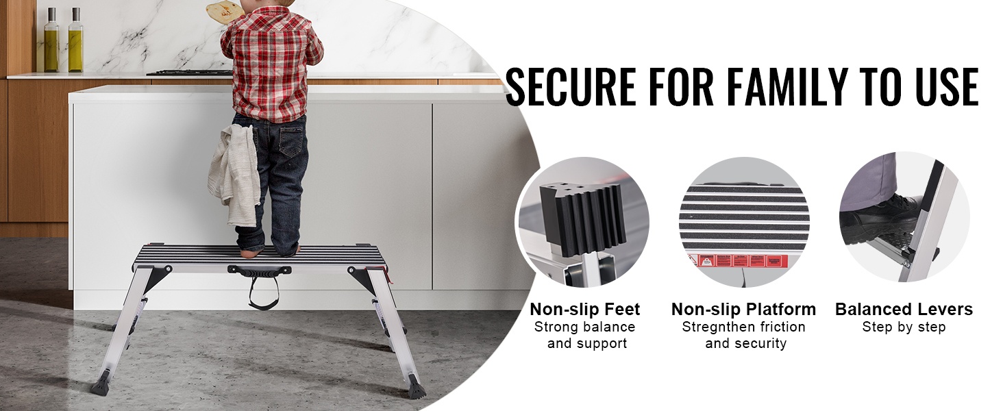 Luistamaton pinta ja jalat