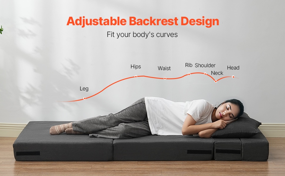 Ergonominen taitettava vuodesohva