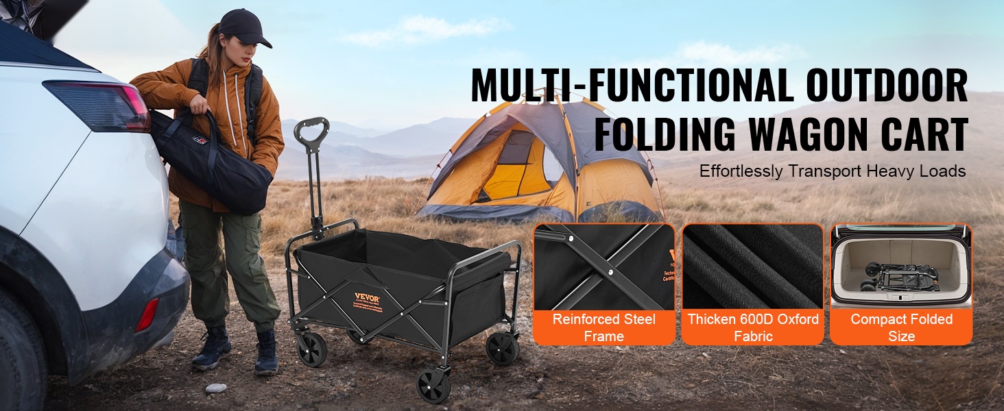 Taittuva kuljetusvaunu, vahvistettu runko