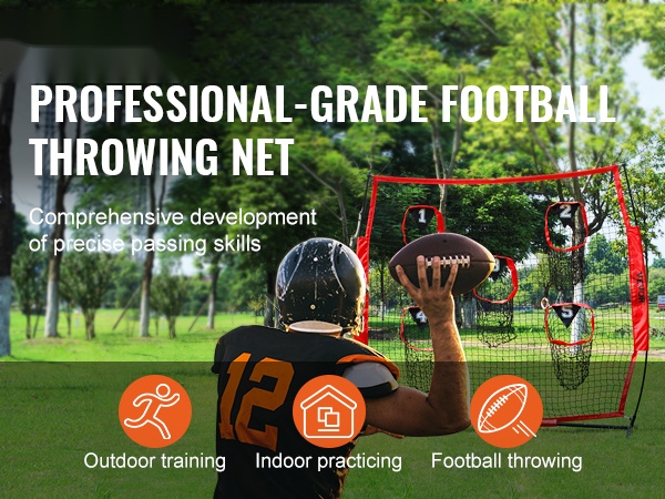 Heittoharjoitusverkko käytössä ulkona