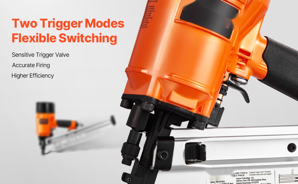 Kehysnaulain kahva ja nokkarakenne