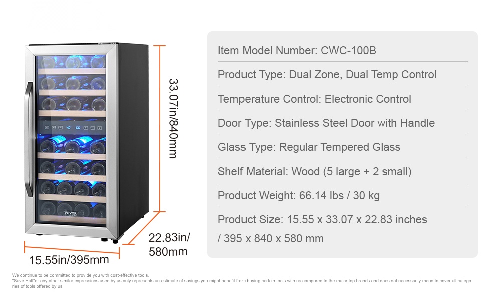 Digitaalinen kosketusohjaus viinikaapissa
