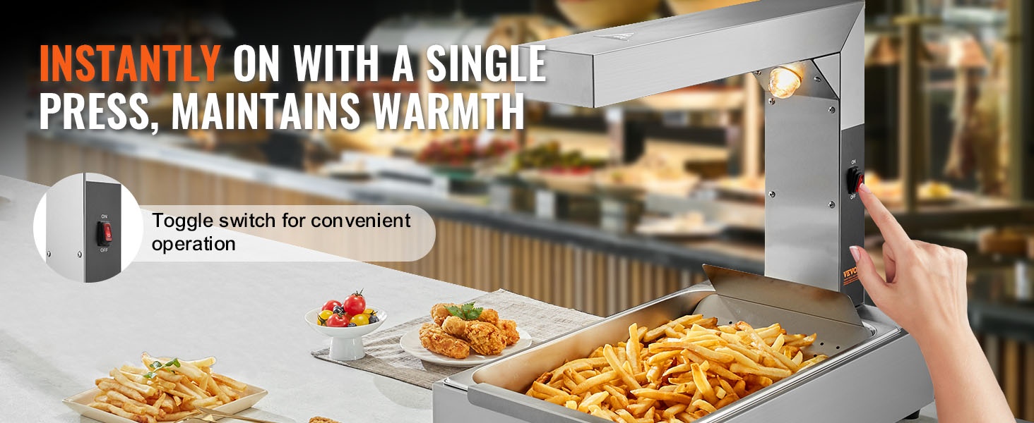 Lämpölampun käyttö yhdellä painikkeella