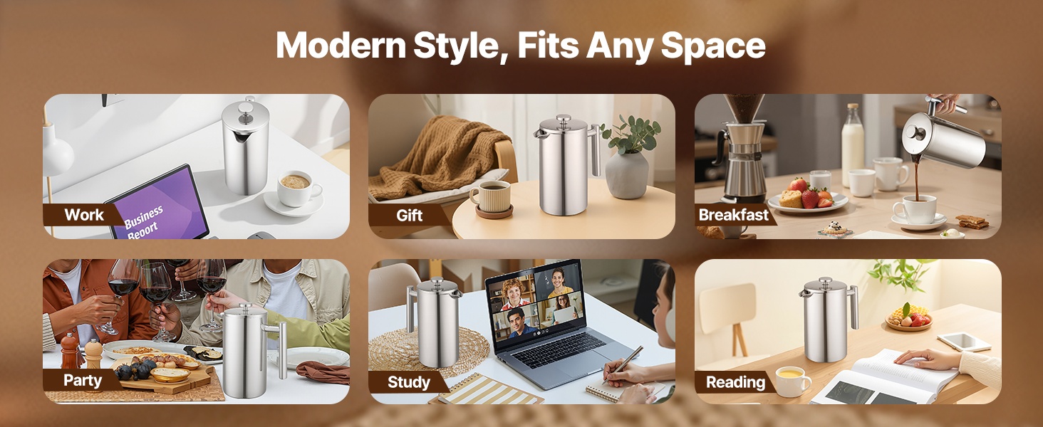 Kompakti ja kannettava pressopannu