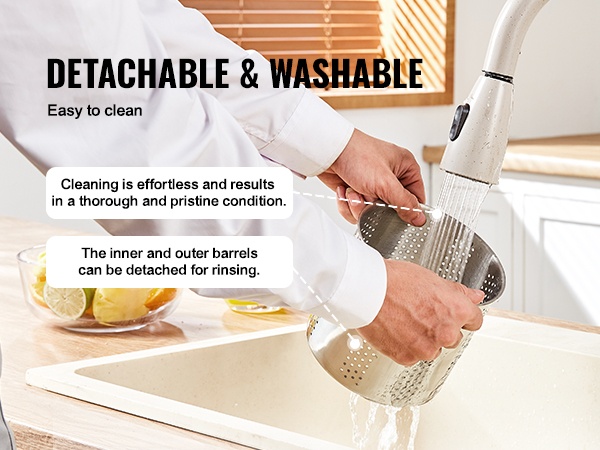 Helppo huuhtelu ja puhdistus