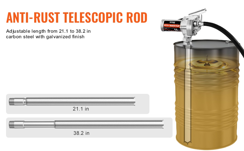 Säädettävä teleskooppivarsi