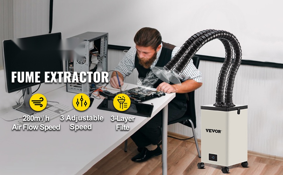 Juotoshöyryjen poistolaite 150W