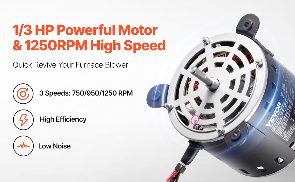 Puhallinmoottori etunäkymä