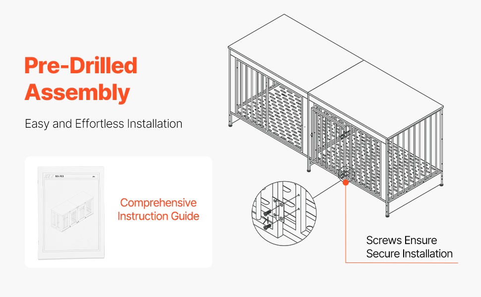 Helposti koottava koiranhäkki