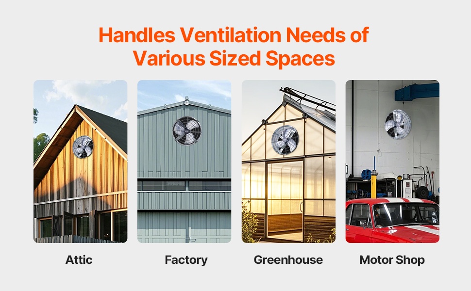 Käyttökohteet kuten varastot ja kasvihuoneet