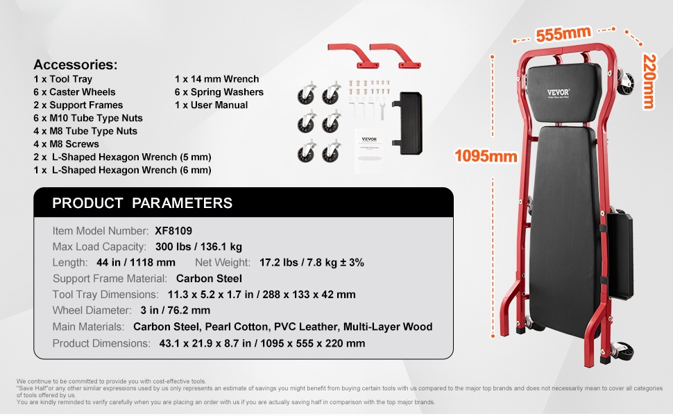 Mitat ja pyörien sijainti