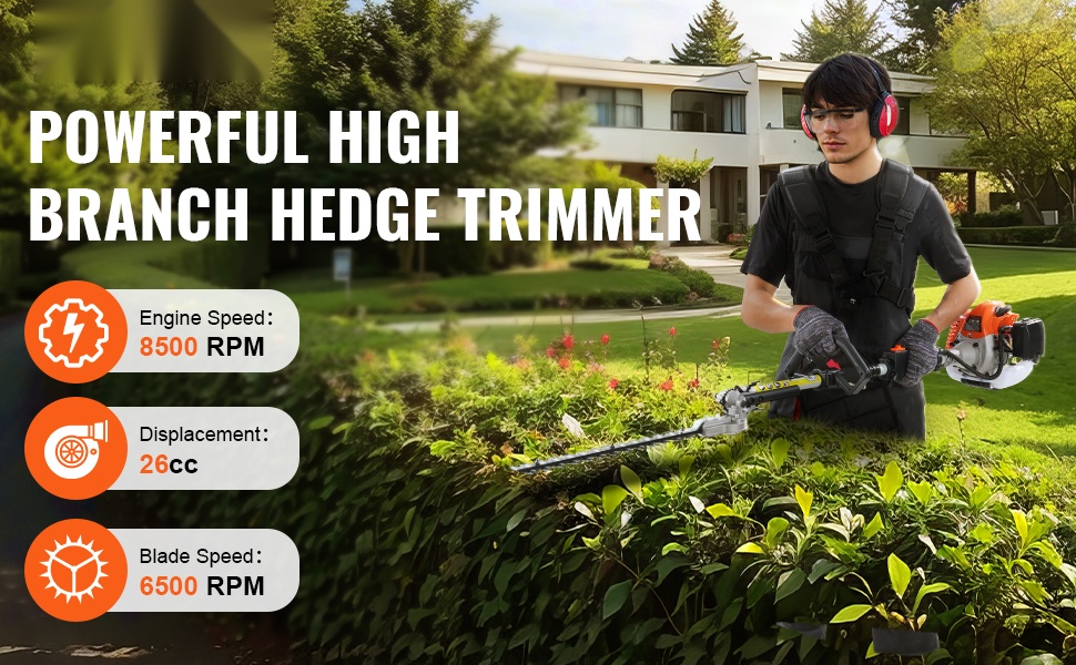 Monitoiminen bensiinikäyttöinen pensas- ja ruohotrimmeri