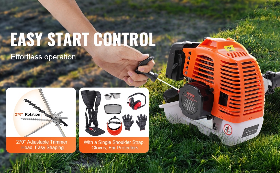 Puutarhatyökalun polttoainesäiliö ja käyttöaika