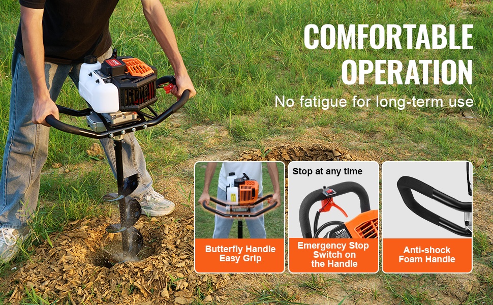 Maaporakone työssä useiden reikien poraamisessa