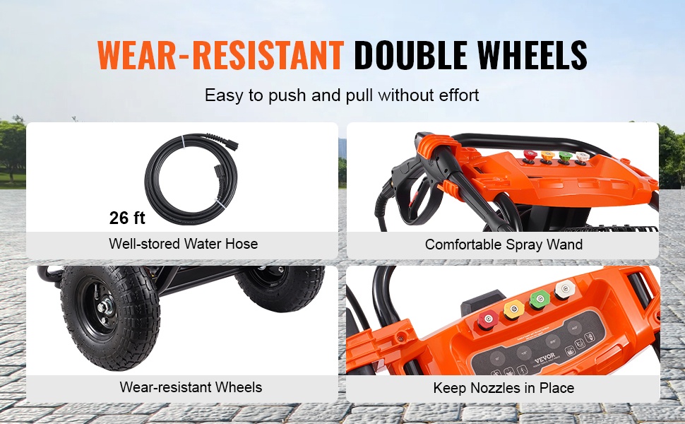 Eri kulmasuuttimet ja vaahtosuutin