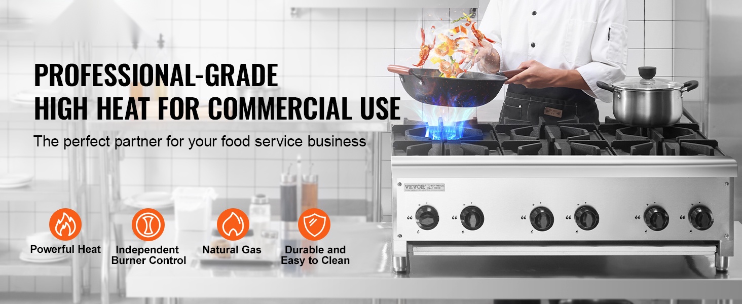 Kaupallinen kaasuliesi 2 polttimella