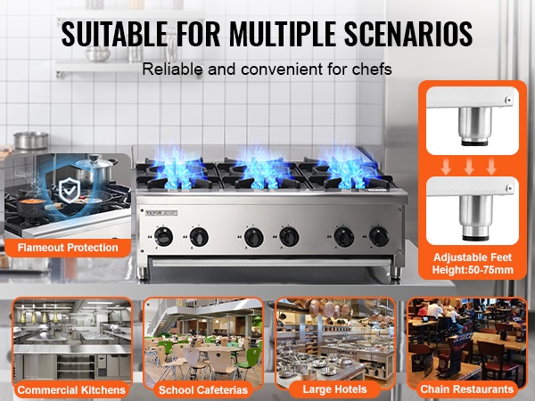 Kaasuliesi ammattikeittiössä