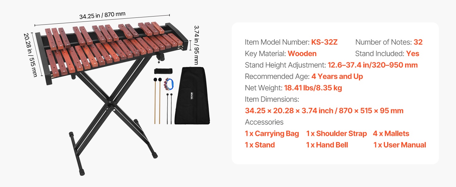 Kellopeli, jalusta, kapulat ja kantolaukku