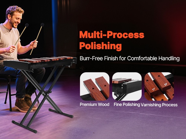 Kellopelin puinen runko lähikuvassa