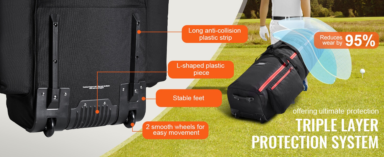 Golfmatkalaukku pyörillä