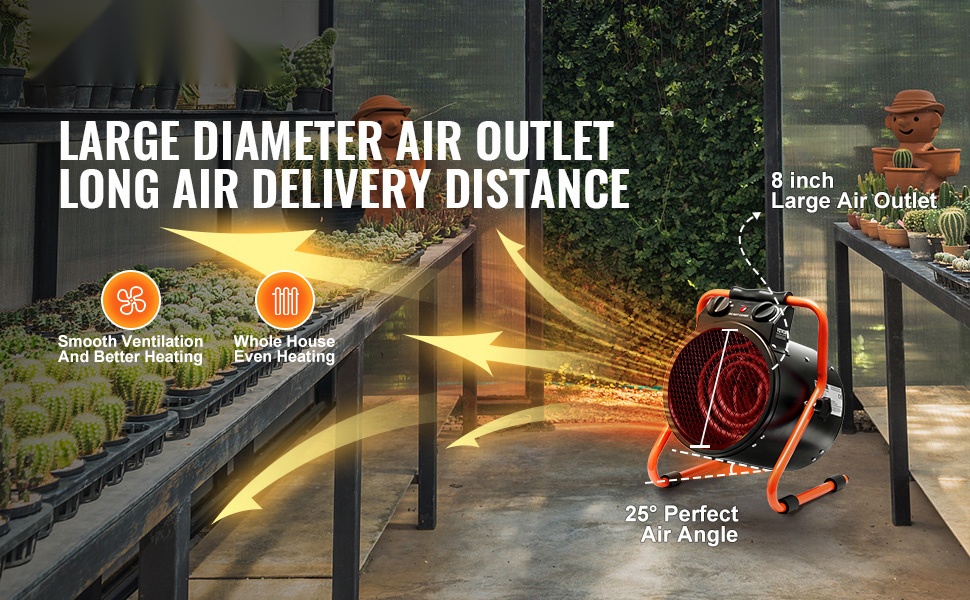 Kasvihuonelämmitin edestä