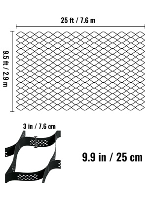 Maaverkon mitat ja rakenne