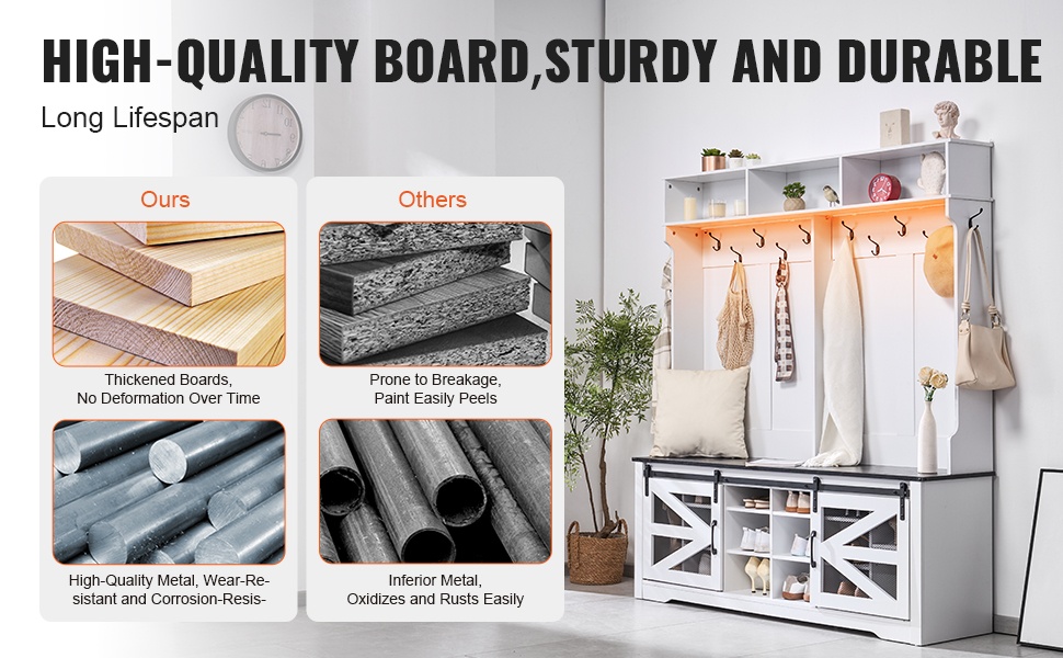 Vankka rakenne ja vahvat koukut