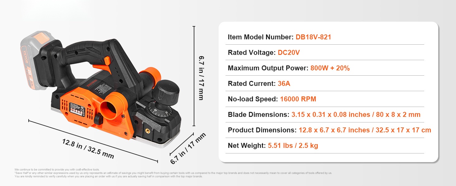 Sähköhöylä käytössä