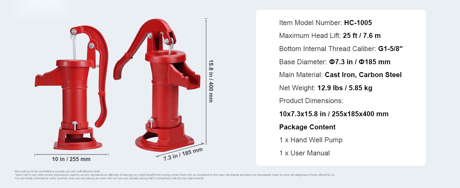 Pumppu sivulta katsottuna