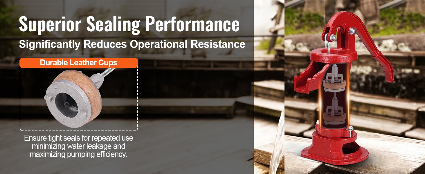 Vesipumpun tiivistys ja rakenne