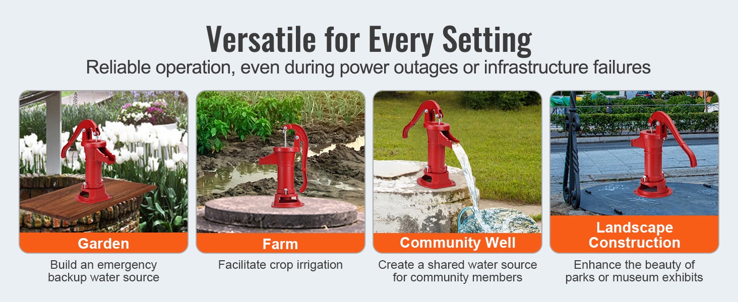 Pumppu puutarhakäytössä