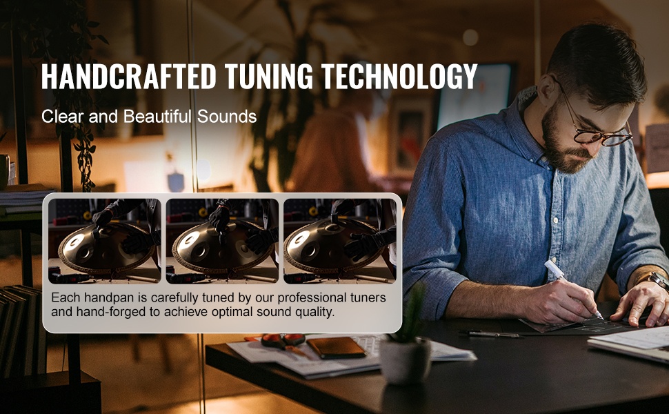 Handpan-rummun yksityiskohta